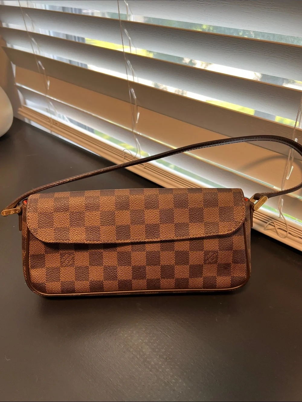 Vintage Louis Vuitton Damier Ebene Recoleta shoulder bag